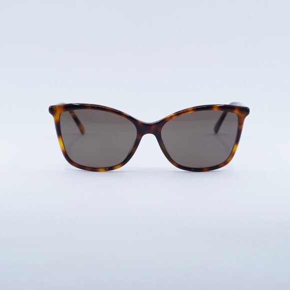 Jimmy Choo BA/G/S 0086 70 Sunglasses Havana/Gold Cat Eye Frame, Brown Lenses - Picture 3 of 8